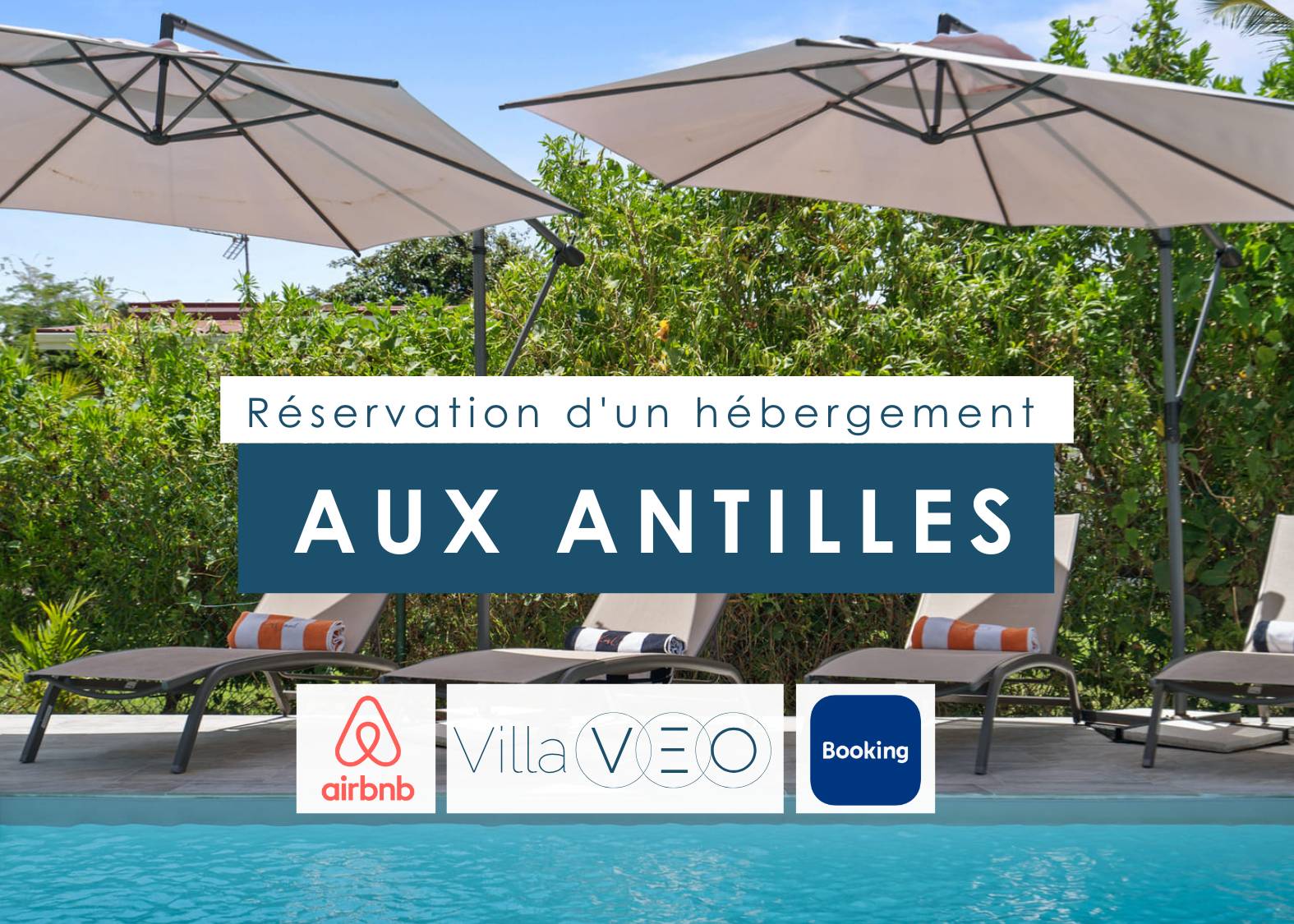 Villa avec piscine, idéale pour des vacances aux Antilles