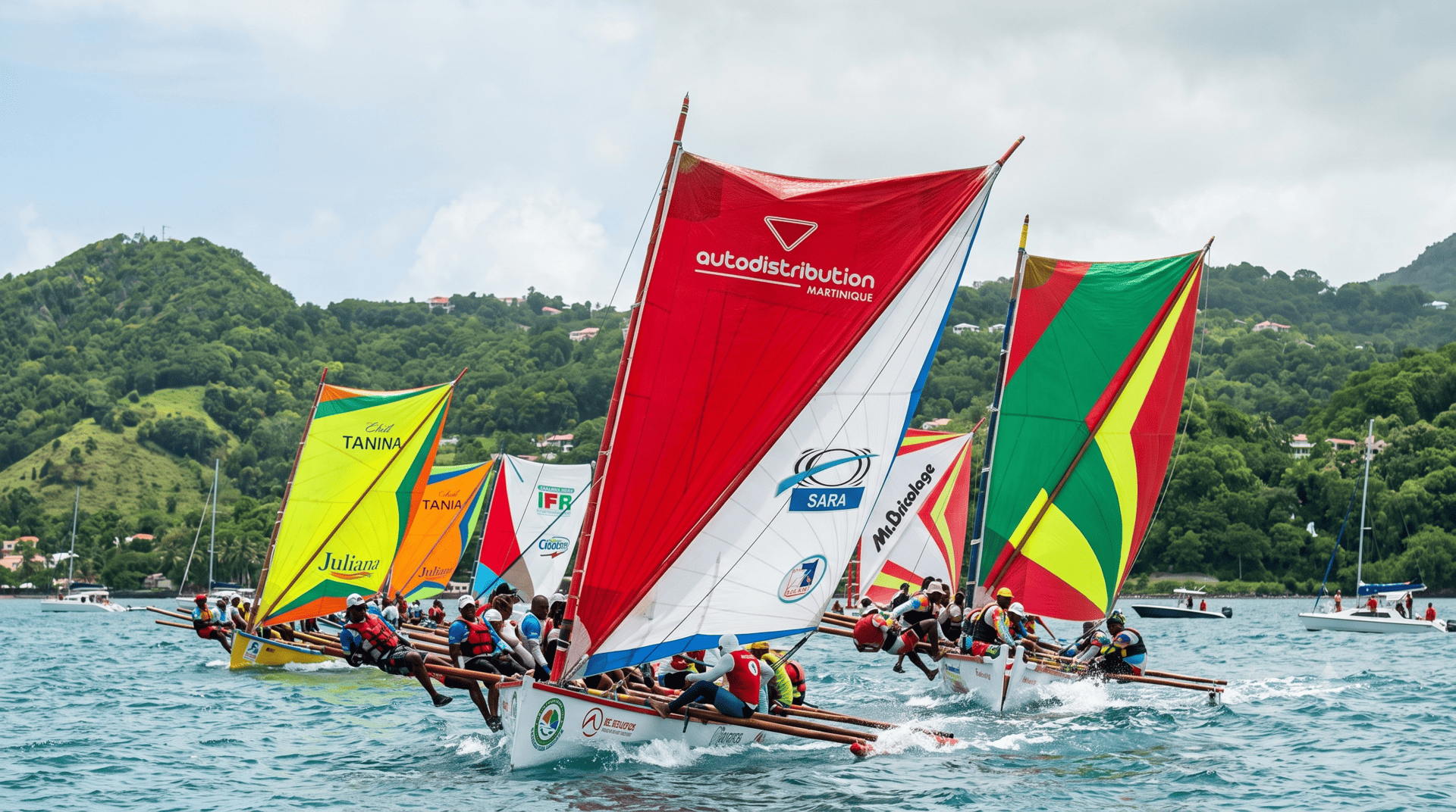 Le tour des yoles de Martinique : un spectacle unique