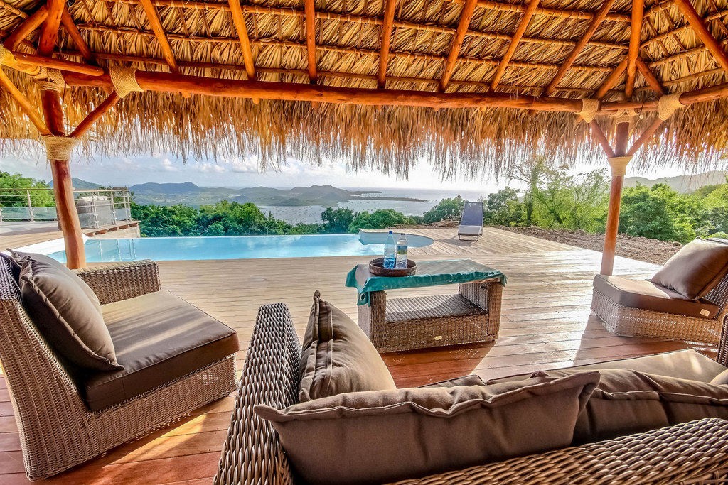 Extérieurs d'une location saisonnière - Villa Trois Papayers