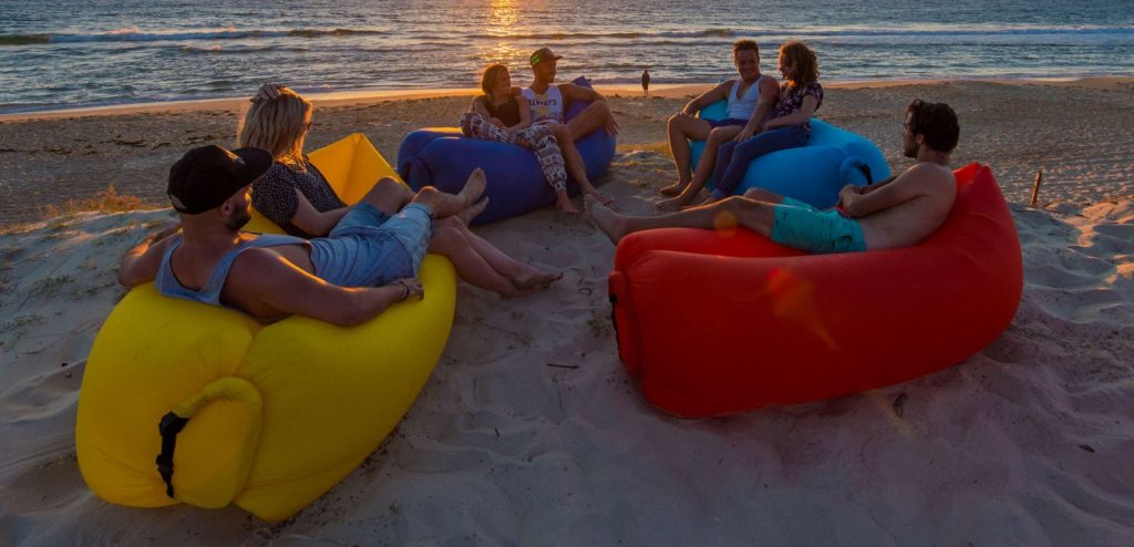 Objet pratique à la plage