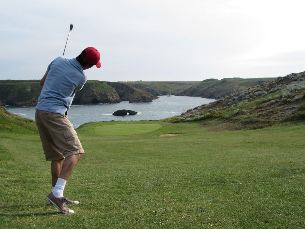 le golf de Belle-île en mer