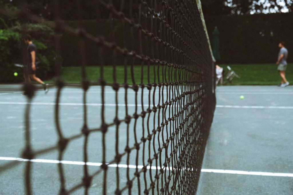 Filet de court de tennis